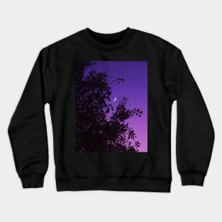 Beautiful Tree Silhouette Crewneck Sweatshirt